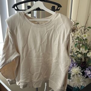 a.n.a Cream Sweatshirt